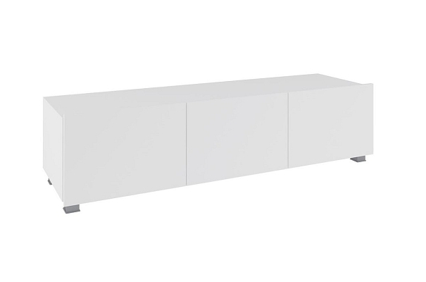 TV stolek 150 CALABRINI C-12 bílý lesk