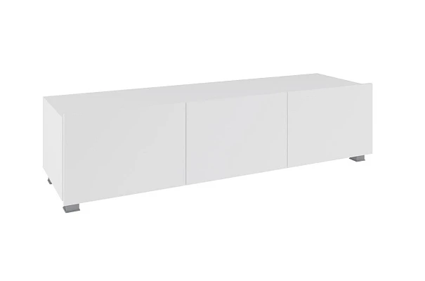 TV stolek 150 CALABRINI C-12 bílý lesk