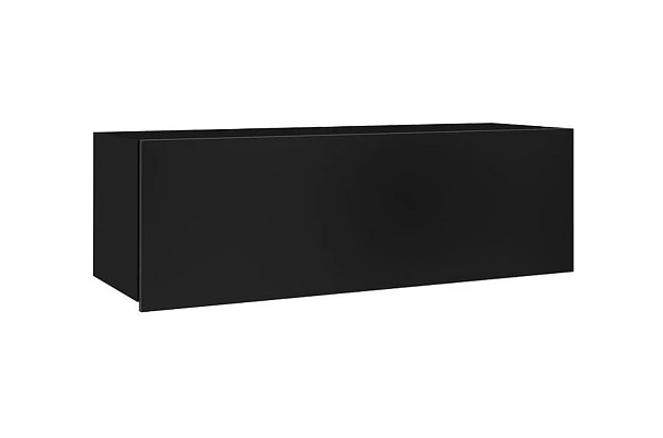 Závěsné polic CALABRINI C-10 105cm černý lesk