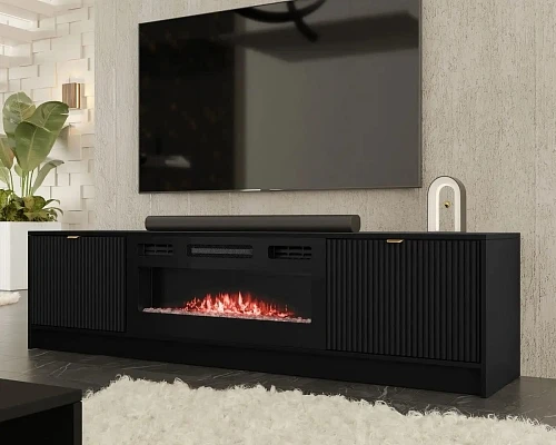 TV Stolek TIRENO EF krbem černá 