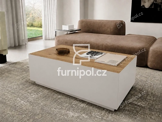 Elegantní konferenční stolek Dub Artisan