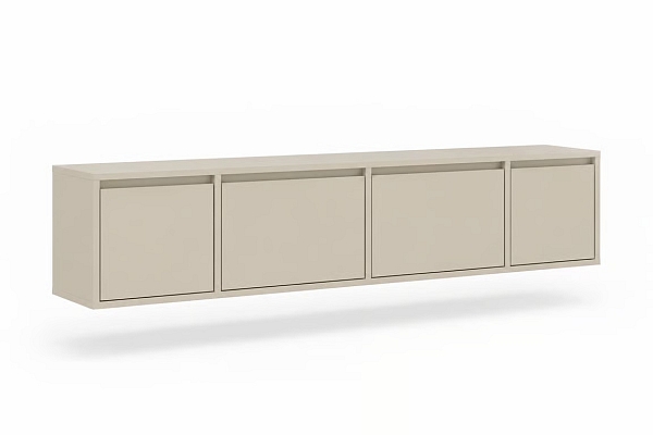 Závěsná TV skříňka ZOLIA 180 cm - kašmír