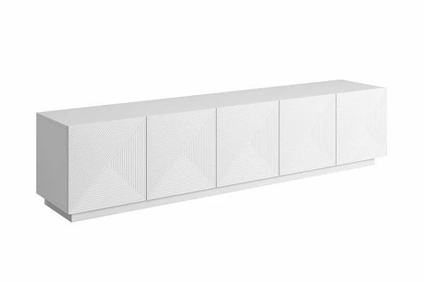 TV skříňka ASHA 200 cm bílá mat