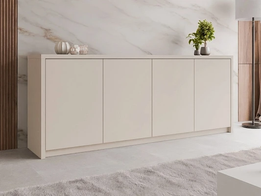 Komoda SOLID 4D - Pískově béžová