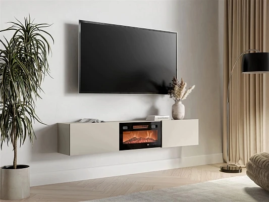 TV stolek GOVI 180 EF s elektrickým krbem