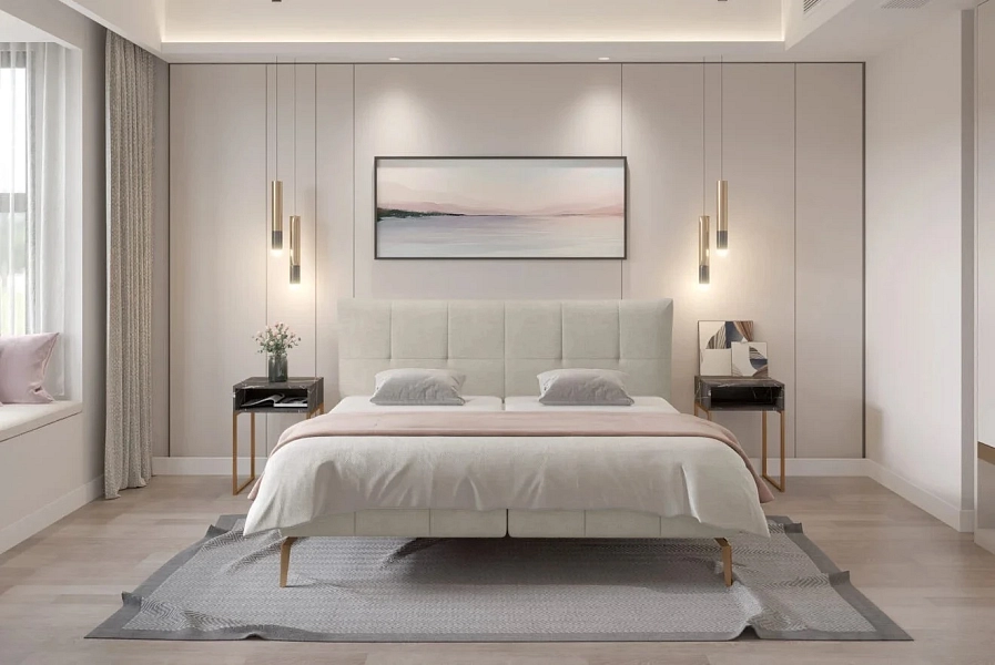 Boxspring postel JOLIN - 160x200