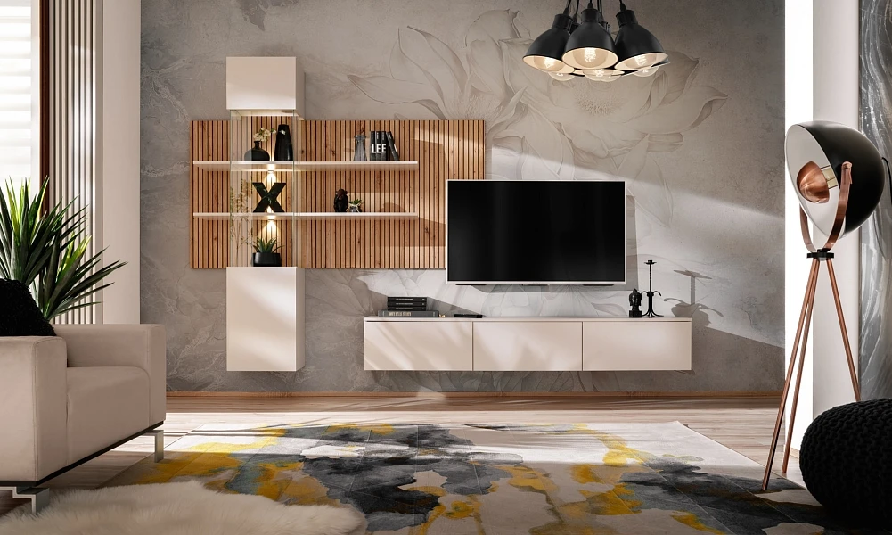 Obývací stěna GUSTO LUX B- CAS GTW B