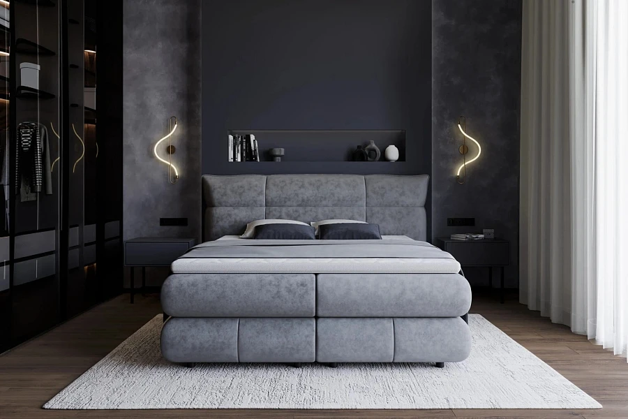 Boxspring postel CARMELO - 140x200