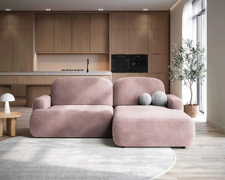 Rohová sedací souprava ALIVAR s rozkladem na spaní a úložným prostorem