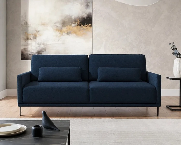 Pohovka rozkládací MELORIA Tmavě modrá 