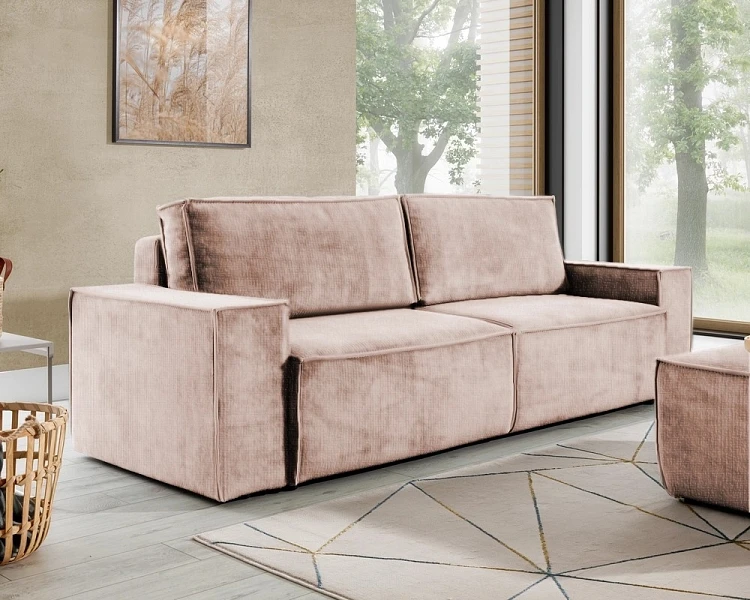 Pohovka s úložným prostorem FLABIO Freya 31 Růžová