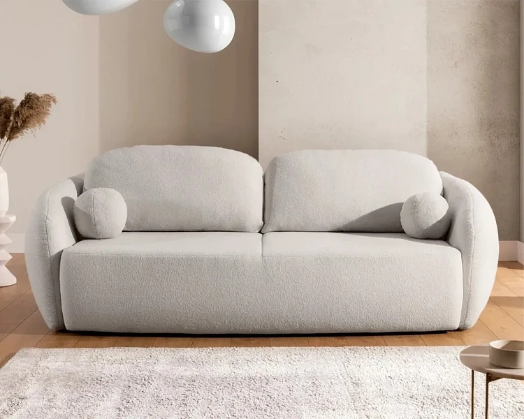 Pohovka LATINA Lambi 09 funkce spaní s úložným prostorem popelavá 