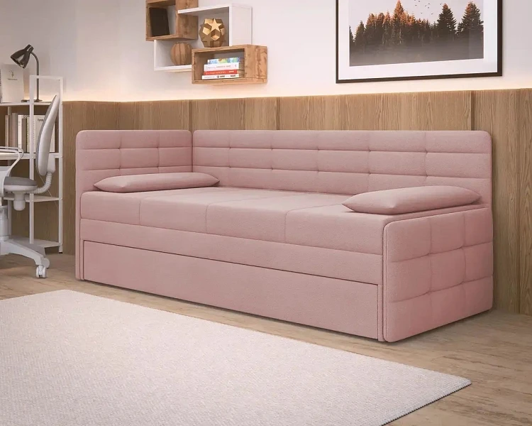 Pohovka rozkládací SAND růžová