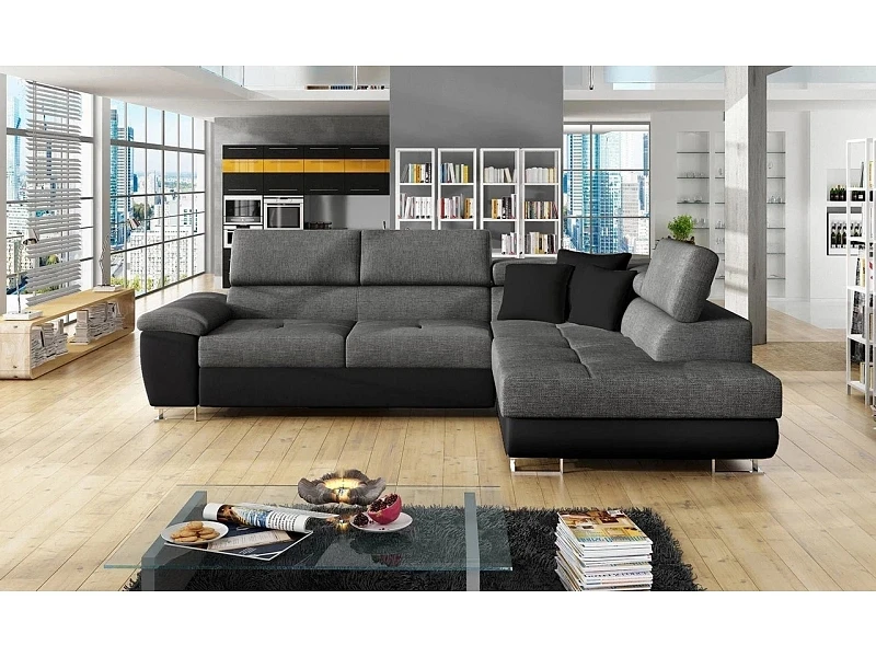 Rohová sedací souprava COTERE - Soft 011 + Lux 06 + Soft 011