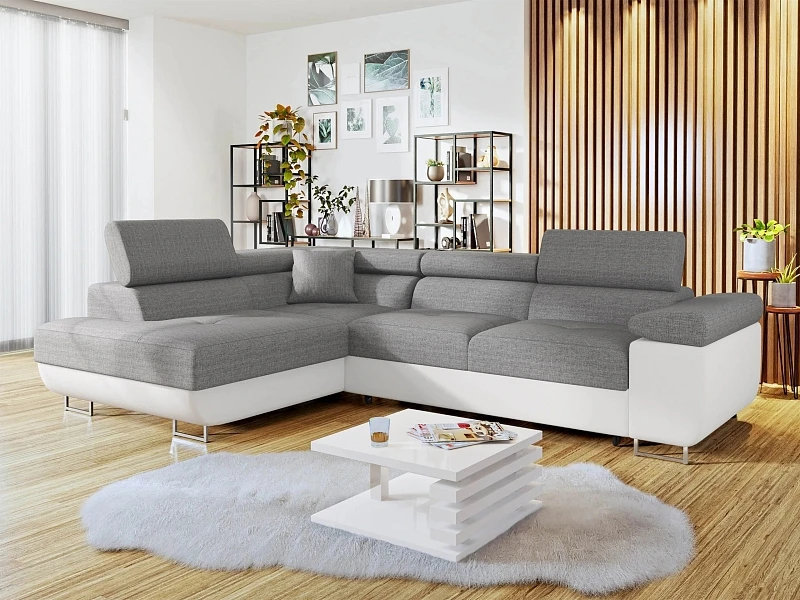 Rohová sedací souprava TOREZIO - Soft 017 + Lux 05