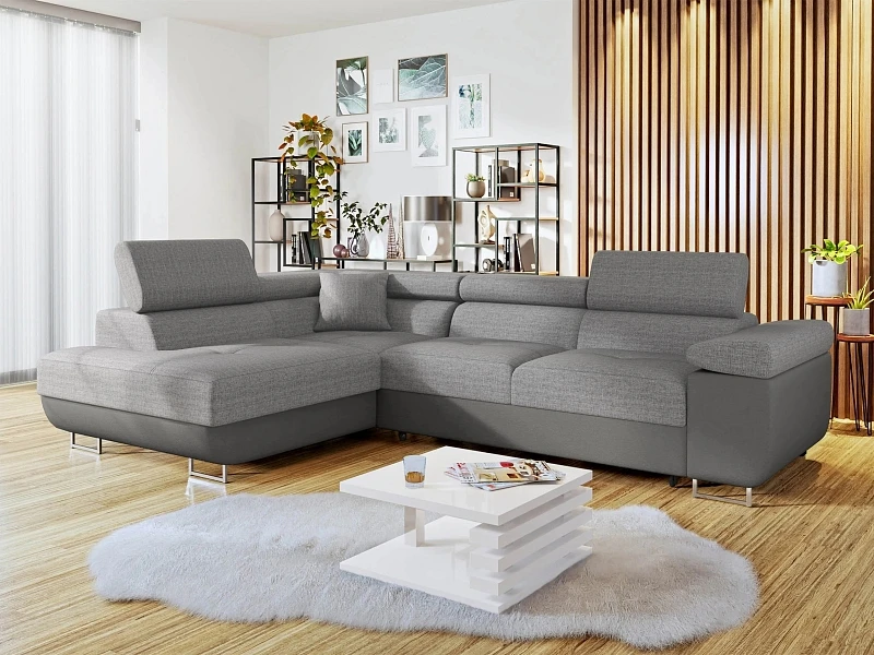 Rohová sedací souprava TOREZIO - Soft 029 + Lux 05