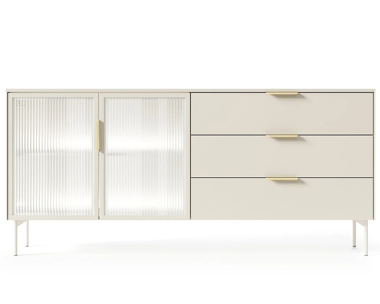 Komoda Lumi C 181 s LED osvětlením béžová