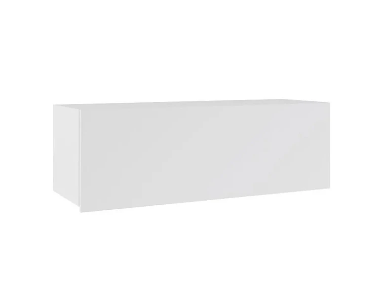 Závěsné polic CALABRINI C-10 105cm bílý lesk