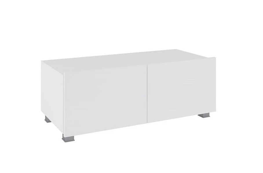 TV stolek 100 CALABRINI C-11 bílý lesk