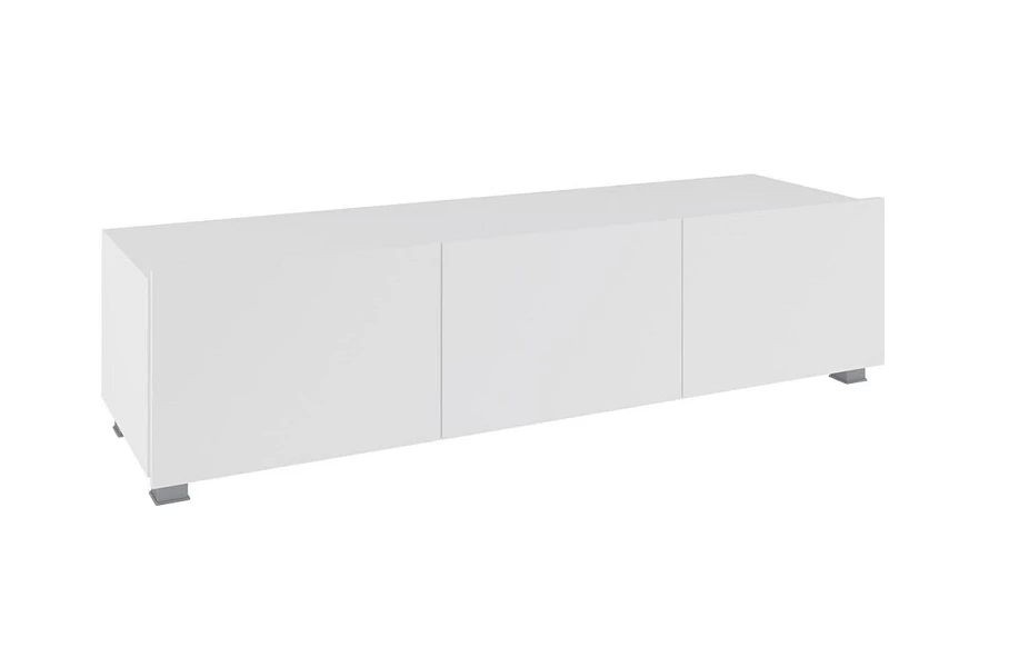 TV stolek 150 CALABRINI C-12 bílý lesk