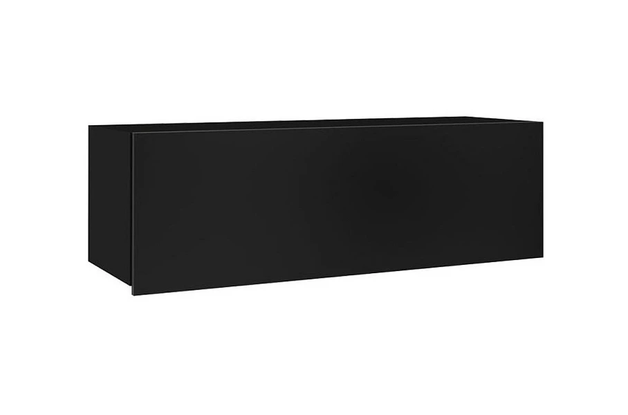 Závěsné polic CALABRINI C-10 105cm černý lesk