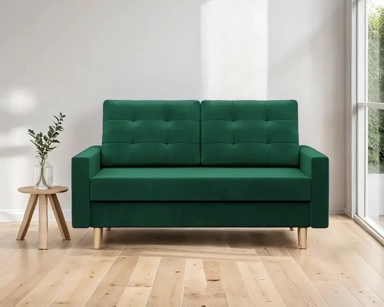 Pohovka na nožkách 152 BLANK S Zelená