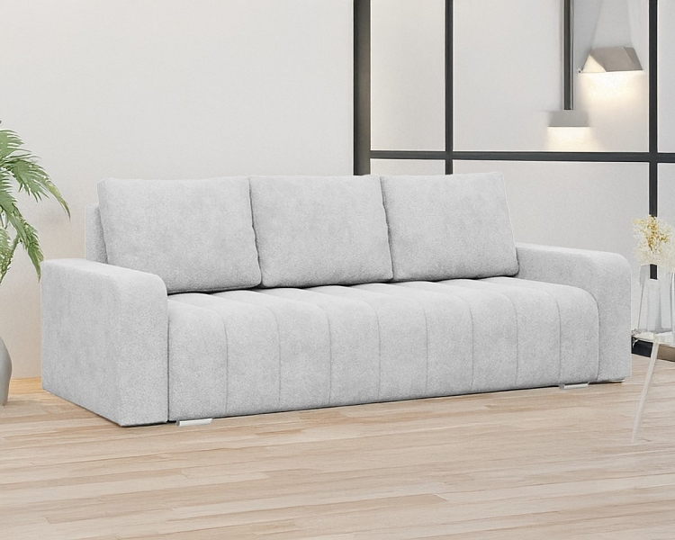 Třímístná rozkládací sedačka ABRIELLE šedá