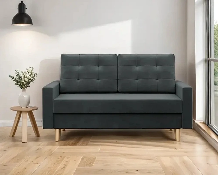 Pohovka na nožkách 152 BLANK S tmavě šedá