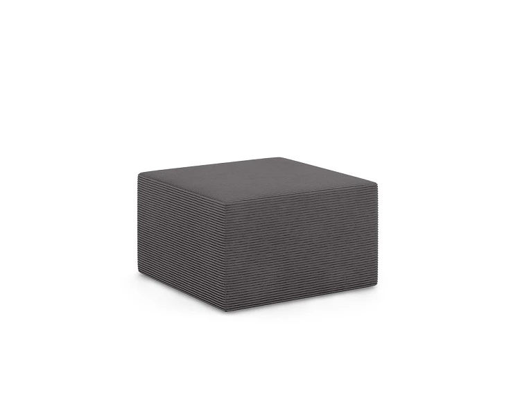 Taburet NOVA PUF ocelově šedá