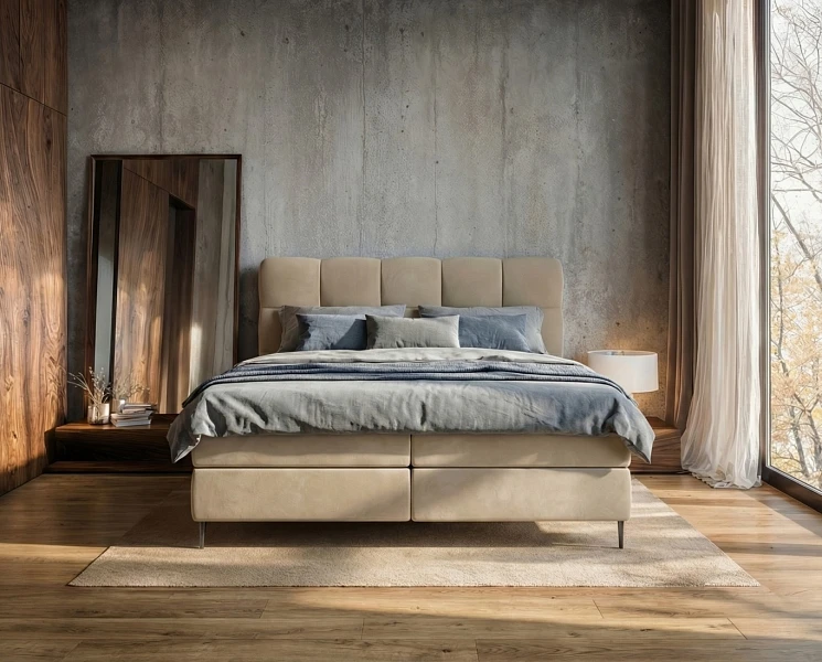 Boxspring postel ONYX  - 160x200