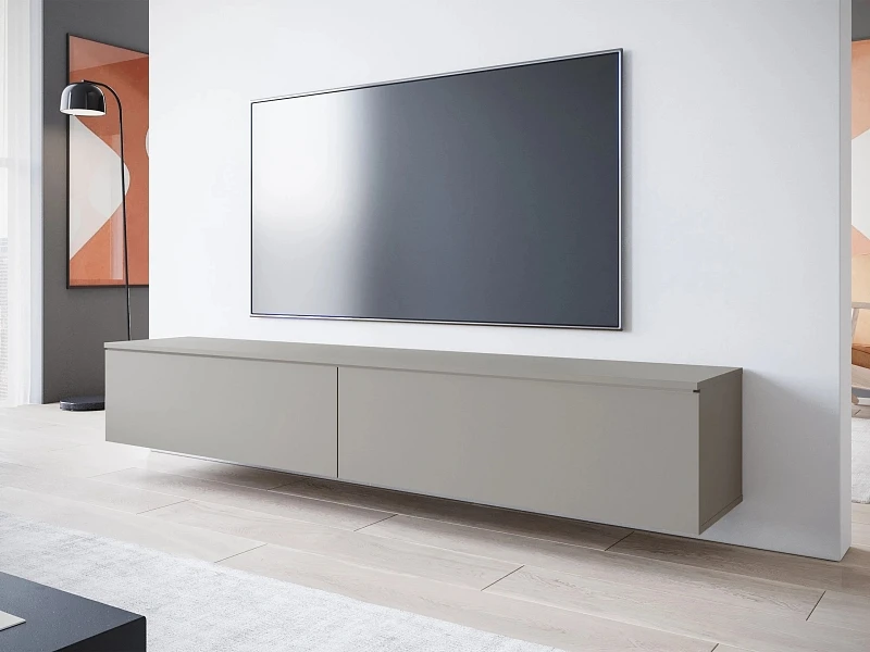  TV stolek D 180 – variabilní pro zavěšení i postavení - Sivá