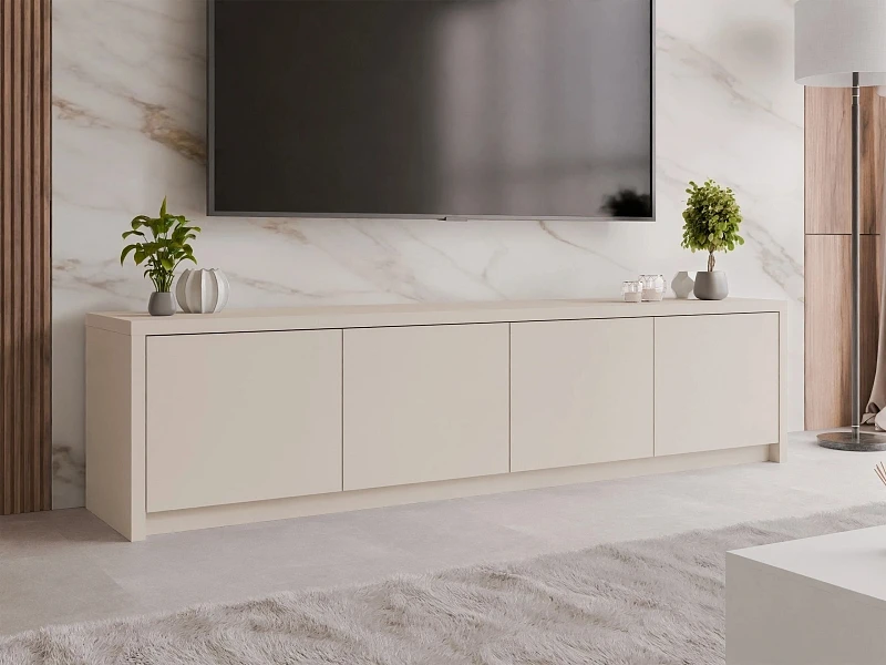 TV stolek SOLID 4D - Pískově béžová