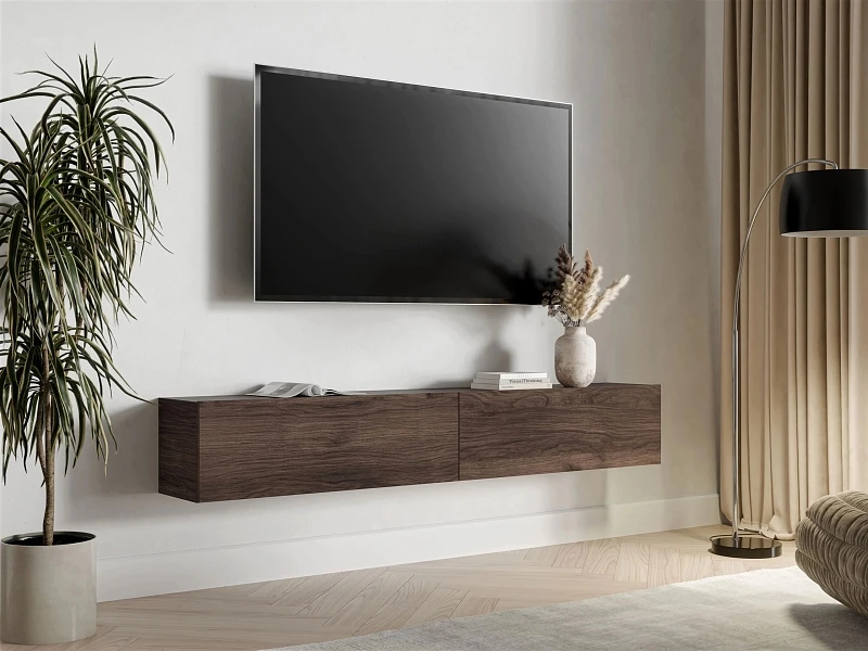  Závěsný TV stolek GOVI 200 - Ořech