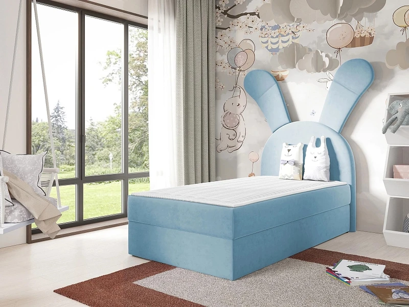 Dětská postel BUNNY LIGHT 100x200 s topperem - Magic Velvet 2260