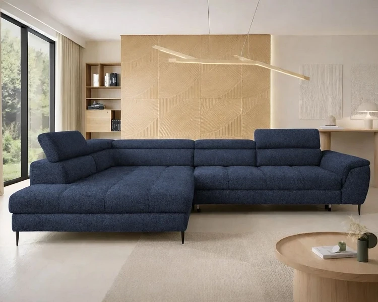 Rohová sedací souprava EMPOLI L Aurora 2 Pearl levý