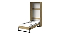 Výklopná postel NERO 15 90x200 dub artisan / šedá mat
