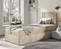 Čalouněná postel boxspring CARMEN MINI 100x200 béžová