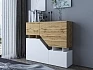 Designová policová komoda CEELIAS 120 Bílá