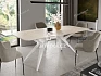Rozkládací jídelní stůl AXIS 160 White Chromix
