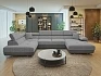 Sedací souprava do U TOREZIO BIS s rozkladem na spaní a úložným prostorem - Soft 029 / Lux 05