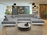 Sedací souprava do U TOREZIO BIS s rozkladem na spaní a úložným prostorem - Soft 017 / Lux 05