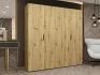 Šatní skříň MALAGA 200 - Dub artisan