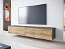  TV stolek D 180 – variabilní pro zavěšení i postavení - Matera / kaštan