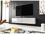 TV stolek D 140 - variabilní pro zavěšení i postavení - Bílý lesk