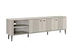 TV stolek Vesper 3D 187 cm - kašmírový / černé nožky