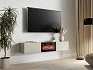 TV stolek GOVI 180 EF s elektrickým krbem
