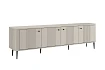 TV stolek Vesper 4D 187 cm - kašmírový / černé nožky
