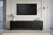 Moderní TV skříňka Vesper 187 cm - Černá
