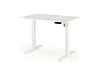 Výškově nastavitelný psací stůl B53 105 × 56 cm bílý