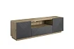 Moderní TV skříňka s šuplíkem Asha 167 cm - artisan / rivier stone mat